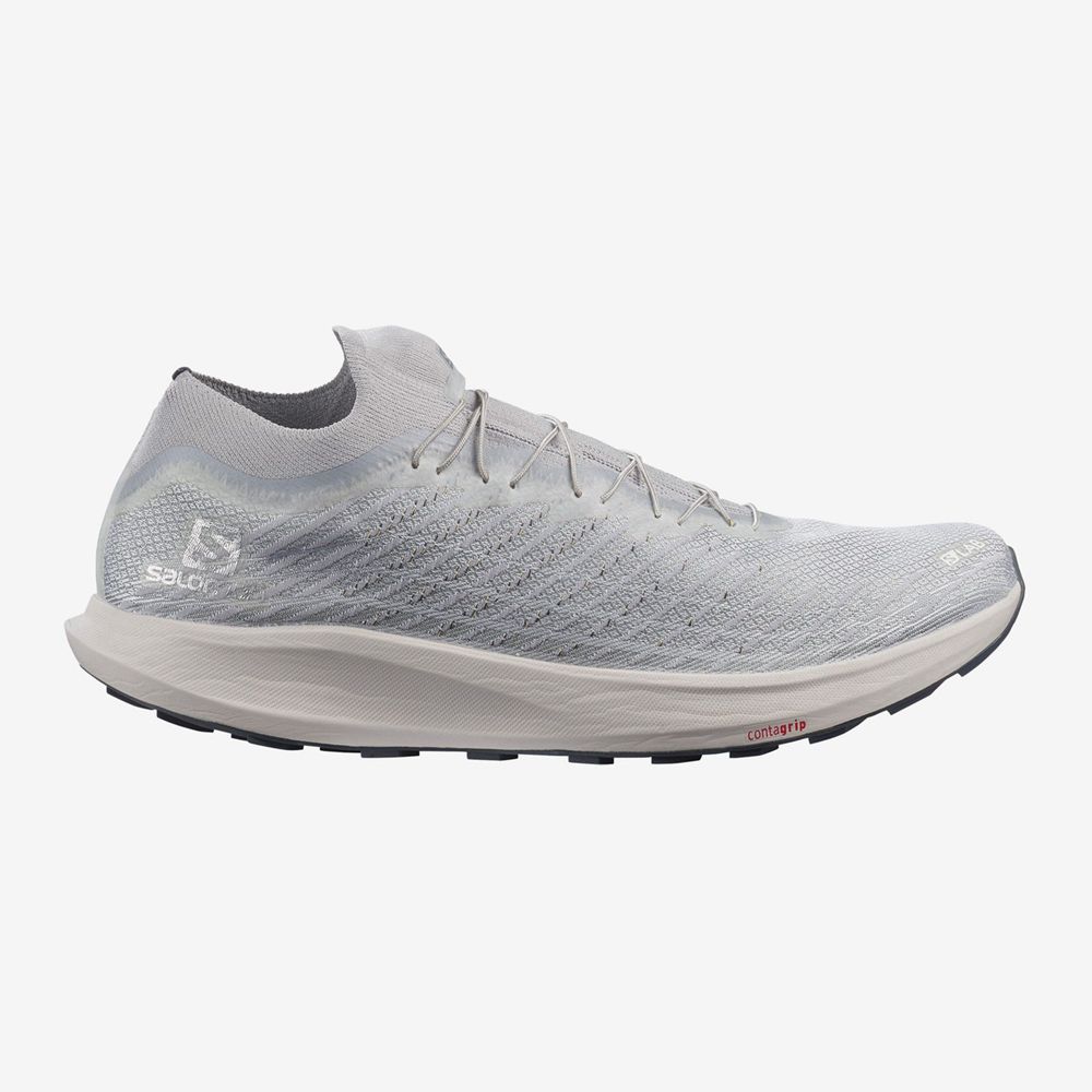 Salomon Israel S/LAB PULSAR - Mens Trail Running Shoes - Grey (DAVN-35142)